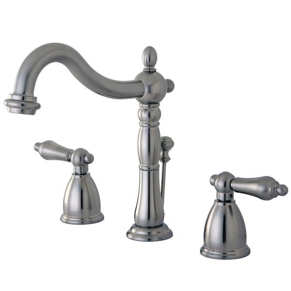 8" Widespread Bathroom Faucet, Brushed Nickel
